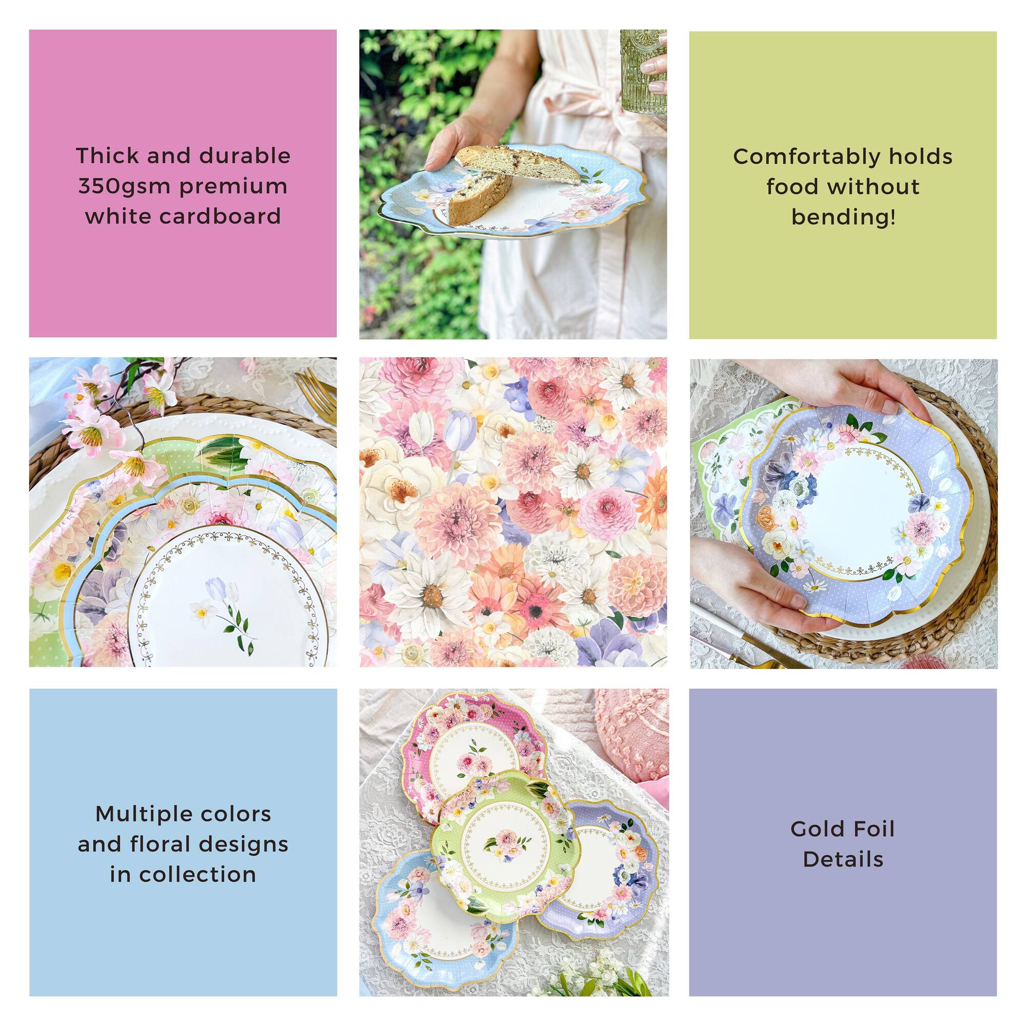 Kate Aspen® Tea Time Party 62-Piece Party Tableware Set